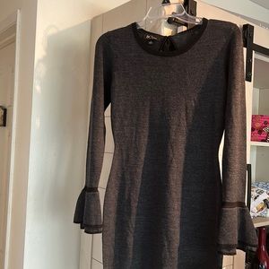 NWT black/grey dress by BCX, size Small